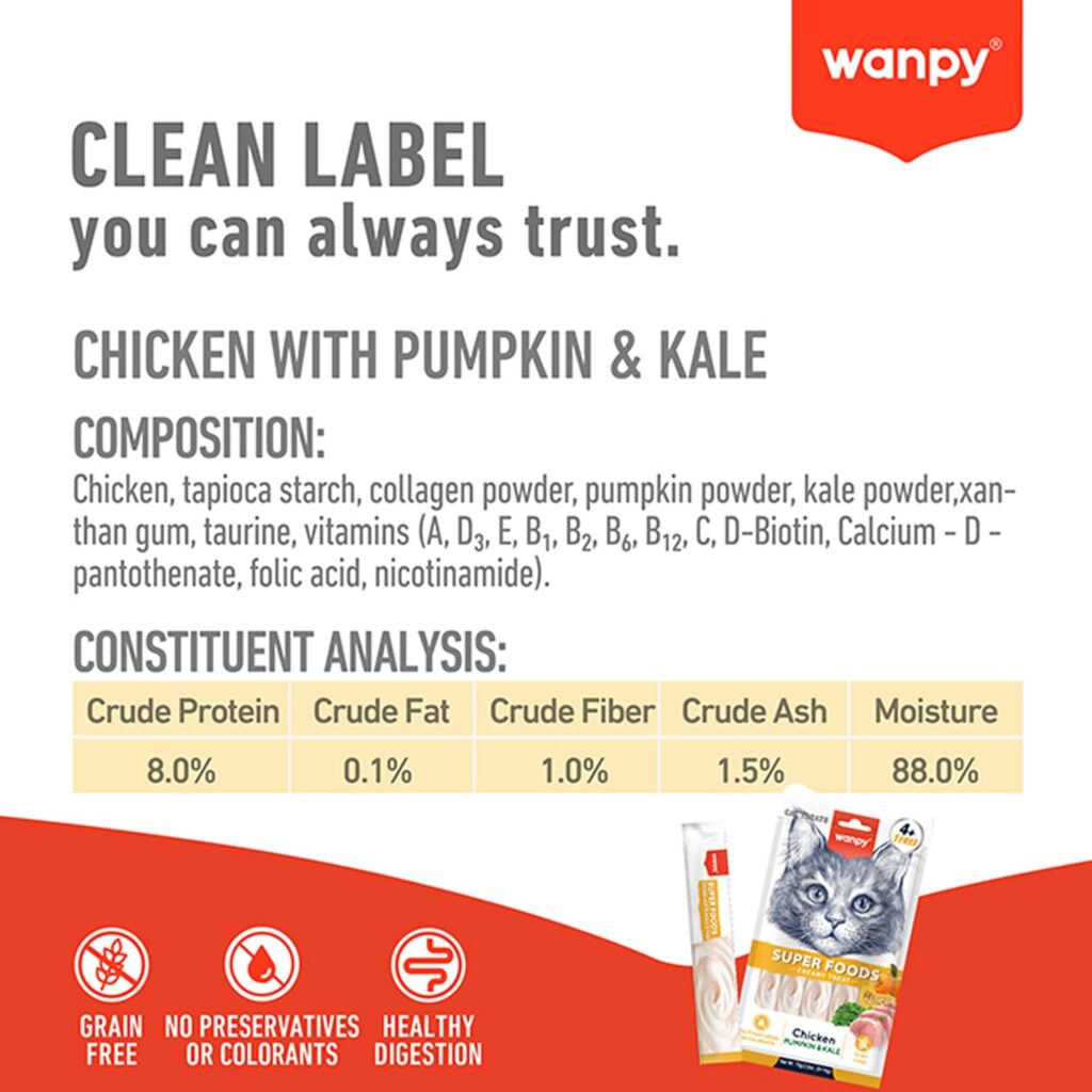 WANPY Superfoods Creamy Treat For Cat