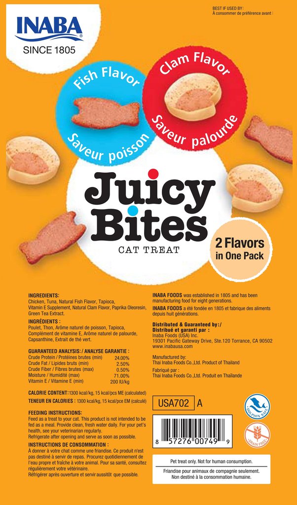 Fish & Clam Juicy Bites (3 PACKS)