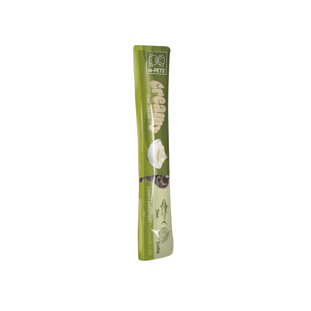 M-PETS Creamy Treats for Cats – Tuna & Scallop