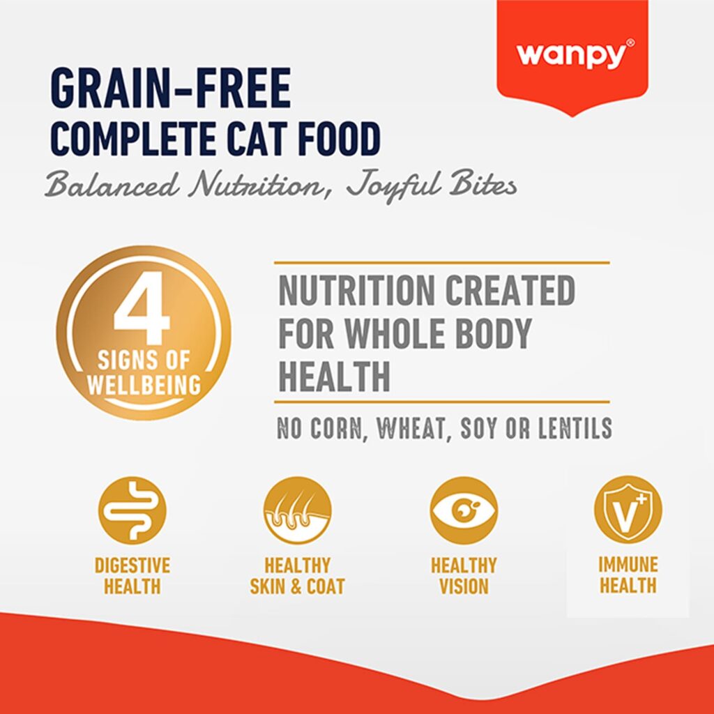 Wanpy Grain Free Complete Food for Kitten – Chicken Recipe