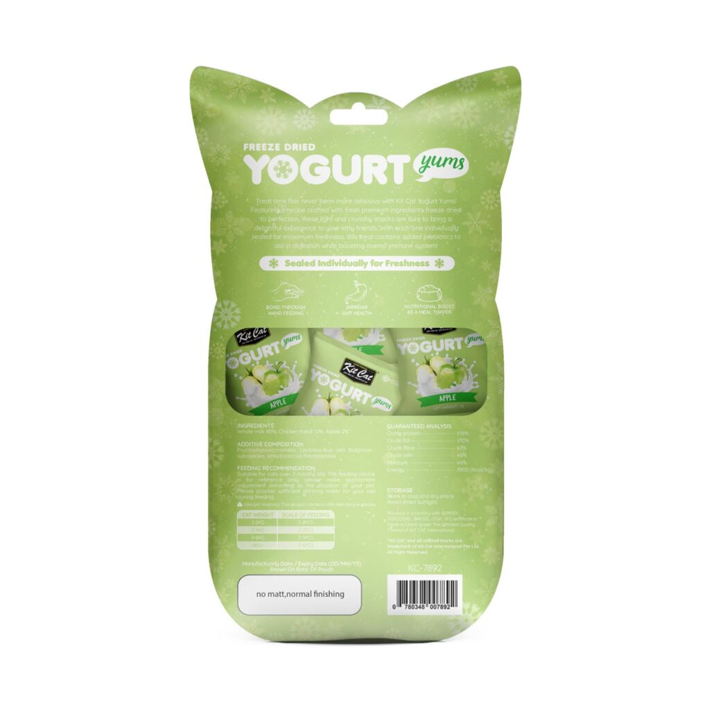 Kit Cat Freeze Dried Yogurt Yums – Apple