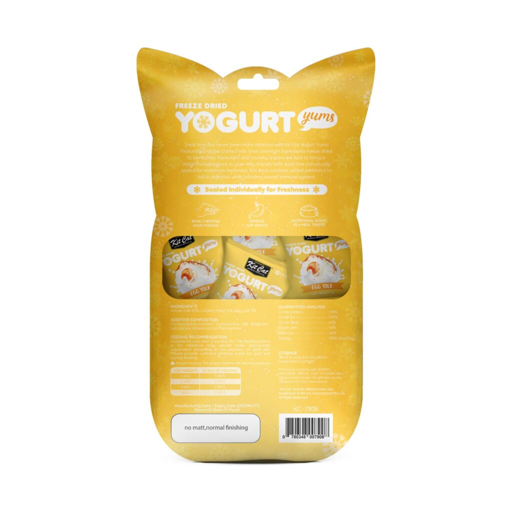 Kit Cat Freeze Dried Yogurt Yums – Egg Yolk