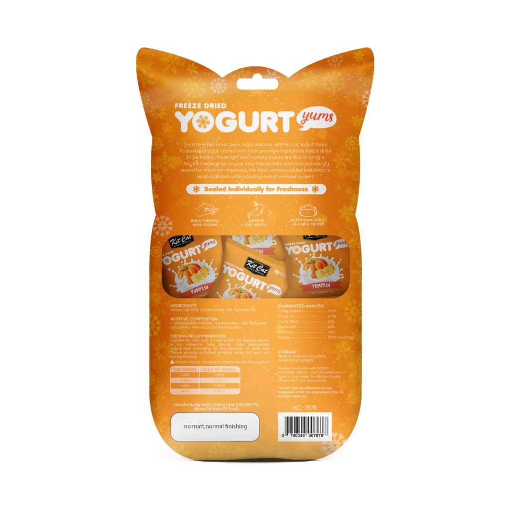 Kit Cat Freeze Dried Yogurt Yums – Pumpkin