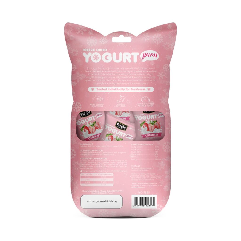 Kit Cat Freeze Dried Yogurt Yums – Strawberry