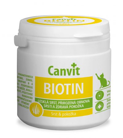 Biotin Natural Coat Regeneration & Healthy Skin كانفيت بيوتين للقطط حبوب فيتامينات لتجديد الشعر و البشرة 100ج