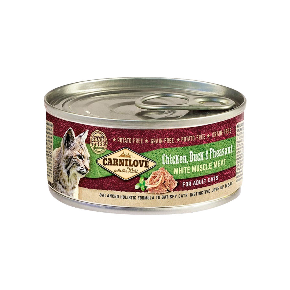 Chicken, Duck & Pheasant For Adult Cats (Wet Food Cans)