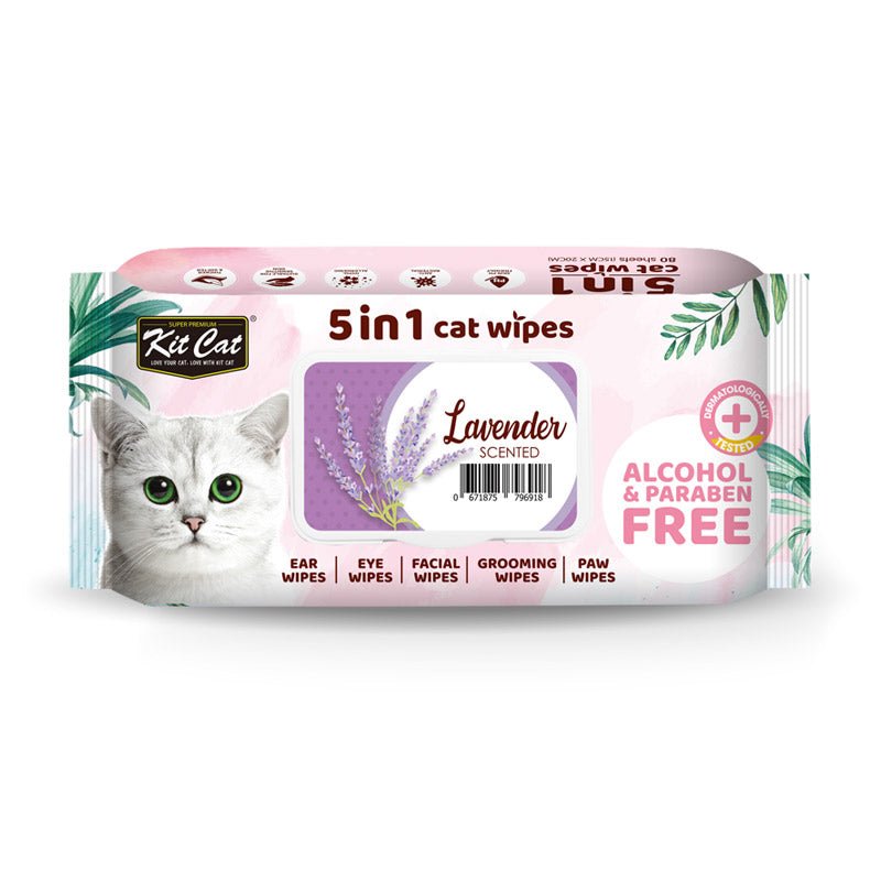 Kit cat 5-in-1 cat wipes