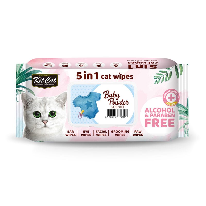 Kit cat 5-in-1 cat wipes
