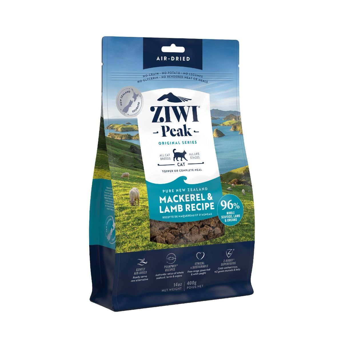 Ziwipeak Mackerel & Lamb Air Dried Cat Food