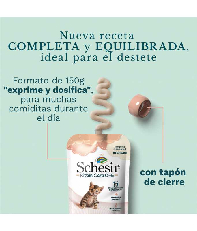 Kitten Pouch Cream 0-6 Chicken Wet Food