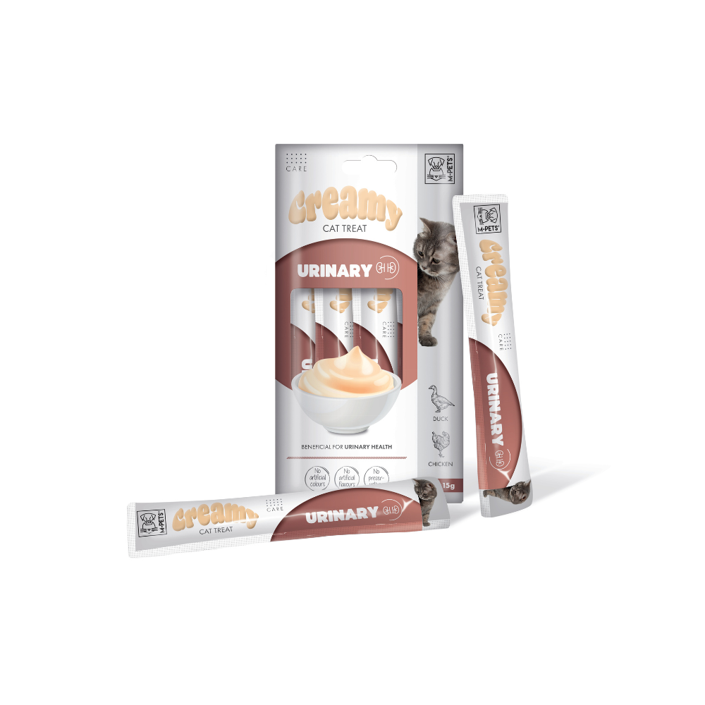 M-PETS Creamy with Functions – Cat treat – Urinary – Duck & Chicken