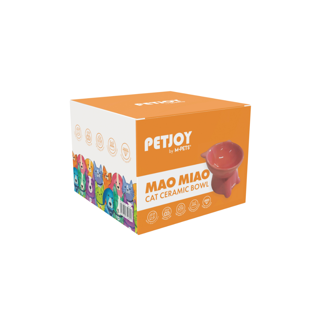 M-PETS Petjoy MaoMiao Ceramic Bowl Brown 200ml