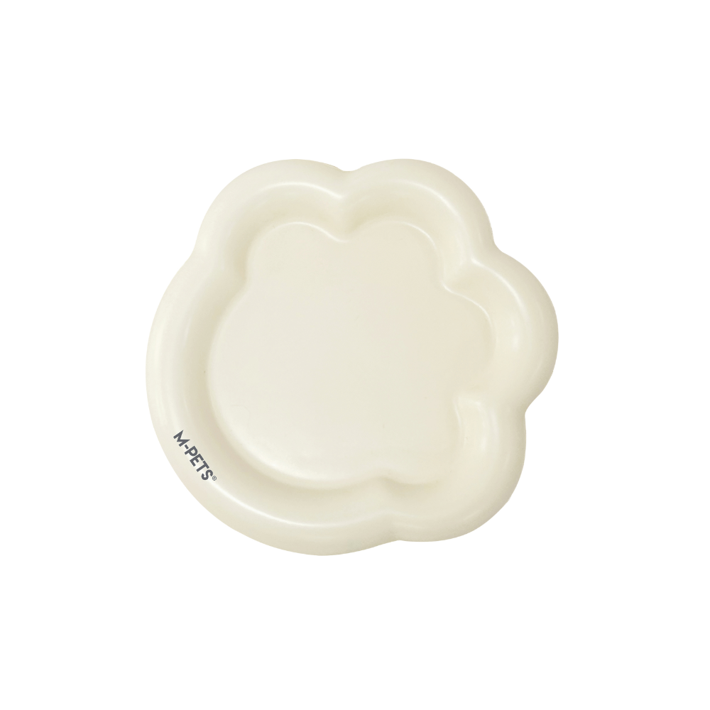 M-PETS Petjoy Pawsy Ceramic Bowl M White 175ml