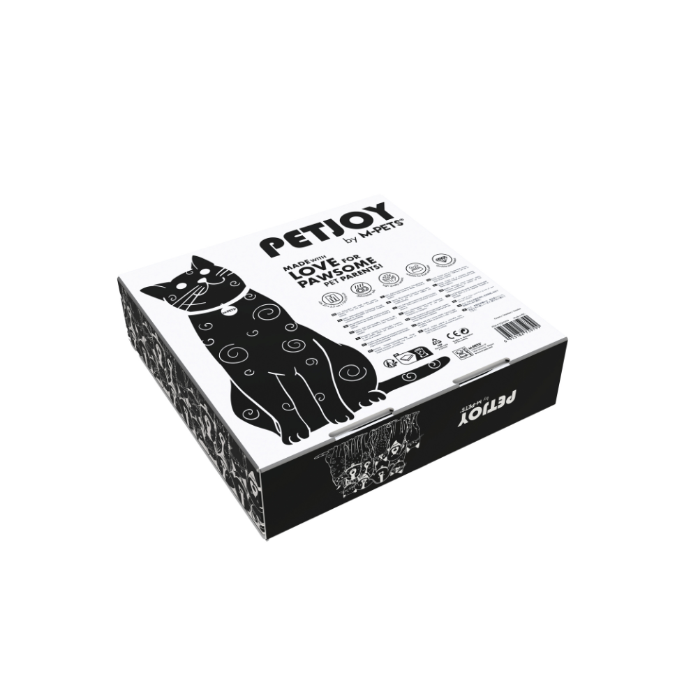 M-PETS Petjoy Pawsy Ceramic Bowl M White 175ml