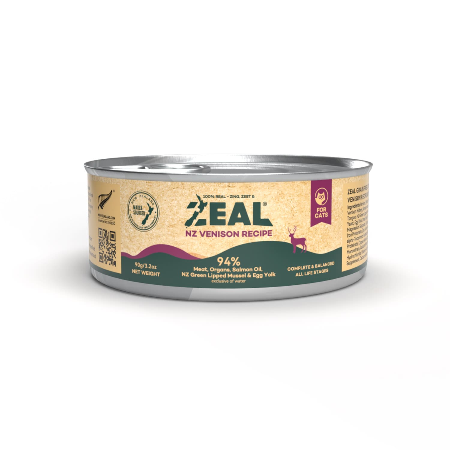 Venison Recipe Grain Free Canned Cat Food