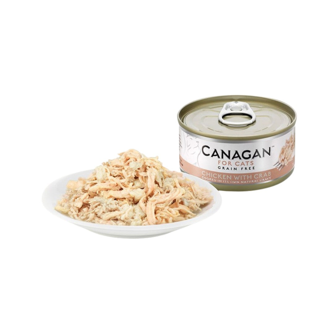 Canagan Chicken with Crab tender shredded chicken and delicious morsels of crab meat simply cooked in their own natural gravy 2.