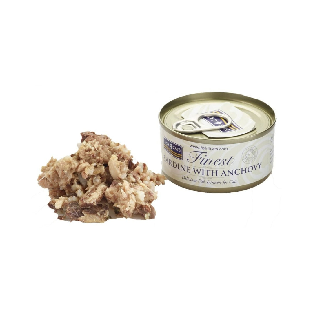 Fish4Cats Sardine with Anchovy Wet Food 70g Petz.ae The Pet Store