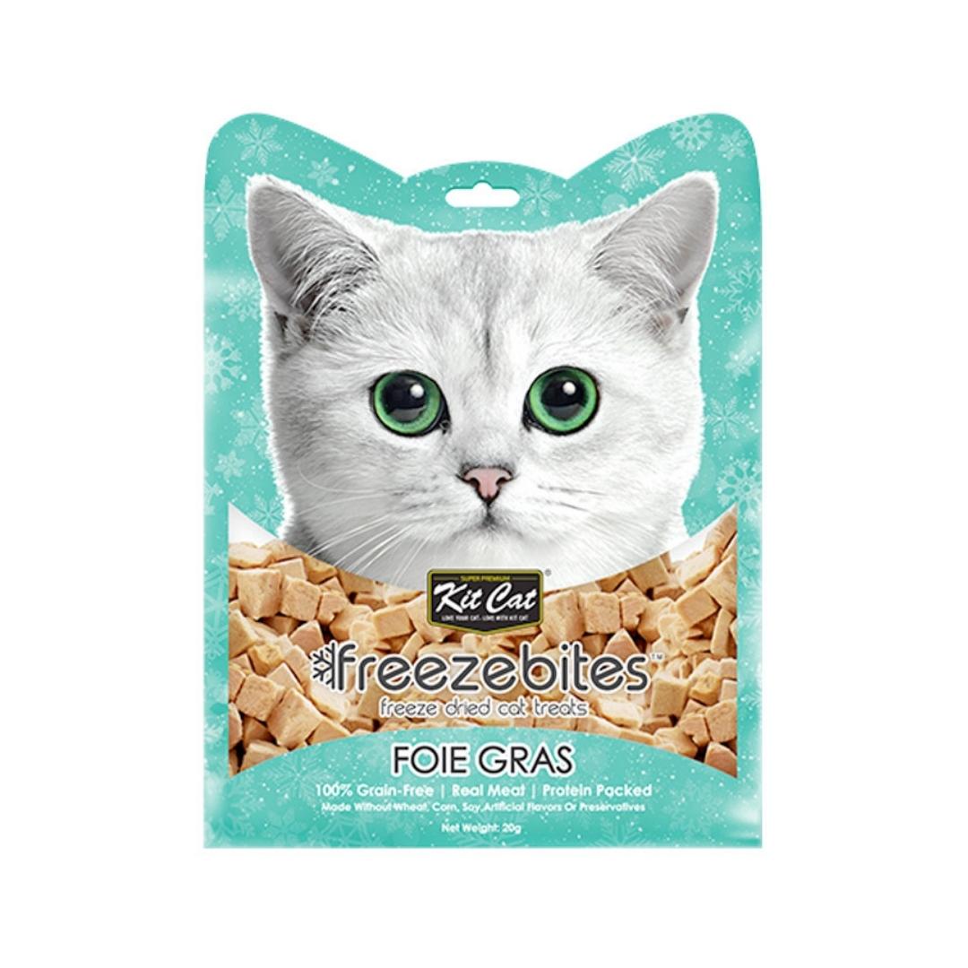 Kit Cat Freeze Bites Foie Gras Duck Liver Cat Treats 20g Petz.ae Pet Store
