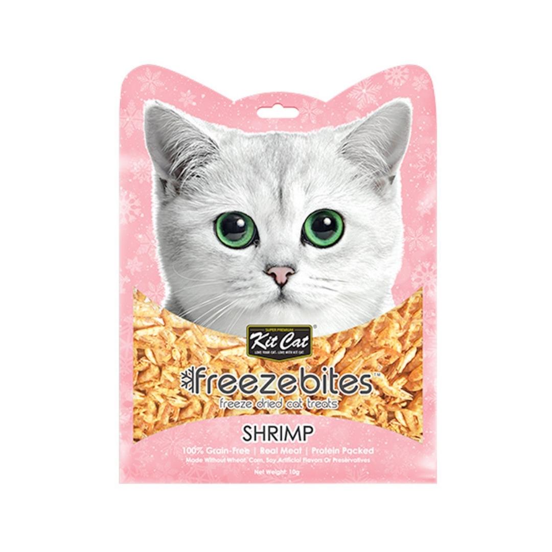 Kit Cat Freeze Bites Shrimp Cat Treats 10g Petz.ae Dubai Pet Shop