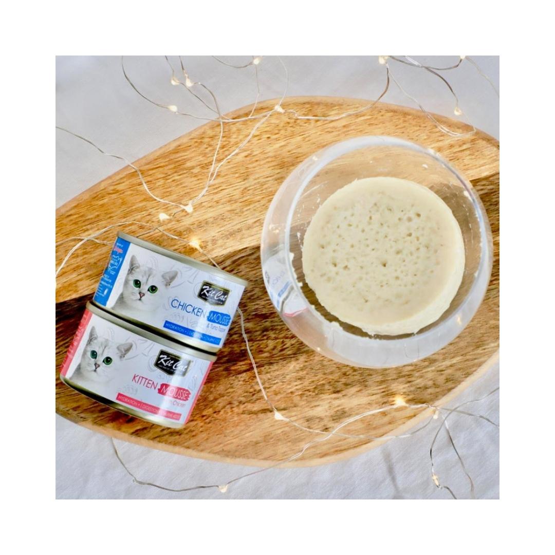 Kit Cat Kitten Mousse With Chicken CatWet Food 80g Petz.ae Dubai Pet Store UAE