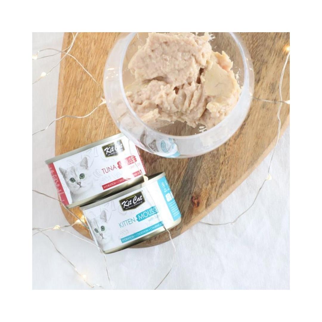 Kit Cat Kitten Mousse With Tuna Cat Wet Food 80g ASH Pet Shop