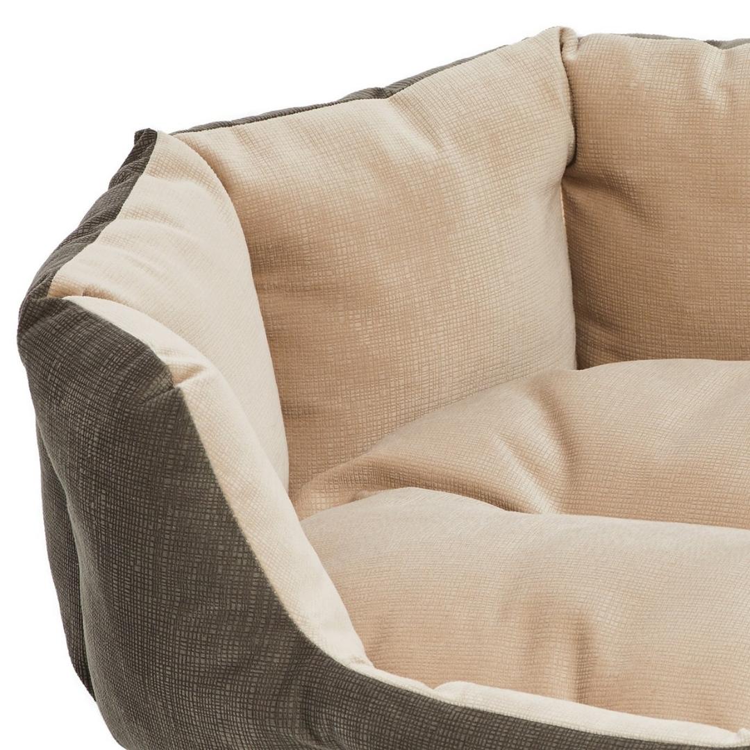 Deluxe Grey Tulip Pet Bed