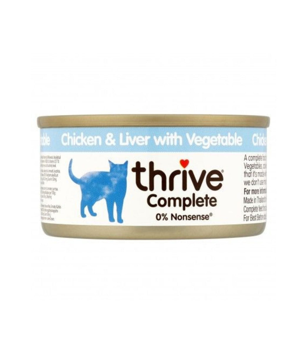 Thrive Complete Cat Chicken & Liver With Veg Wet ASH Pet Shop