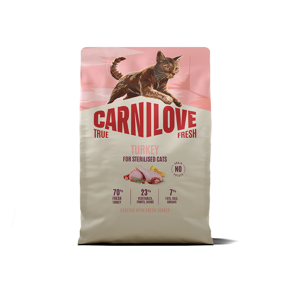 Carnilove True Fresh Turkey for Sterilised Adult All Breeds Dry Cat Food