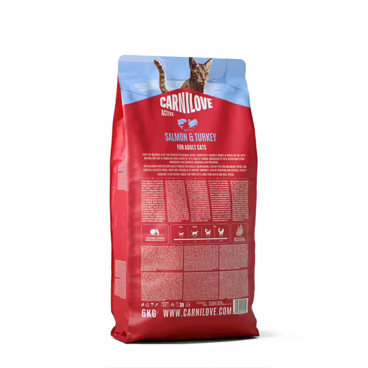 Carnilove Active Salmon & Turkey for Adult All Breeds Dry Cat Food