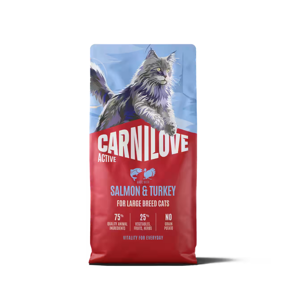 Carnilove Active Salmon & Turkey for Adult Large Breeds Dry Cat Food