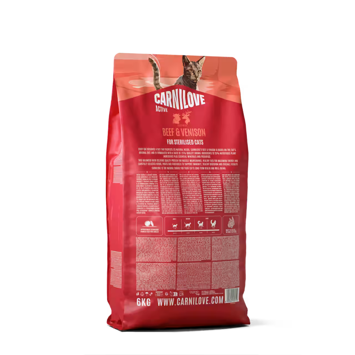 Carnilove Active Beef & Venison for Sterilised Adult All Breeds Dry Cat Food