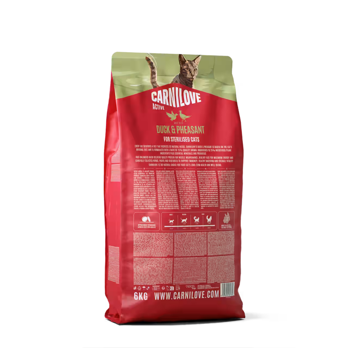 Carnilove Active Duck & Pheasant for Sterilised Adult All Breeds Dry Cat Food