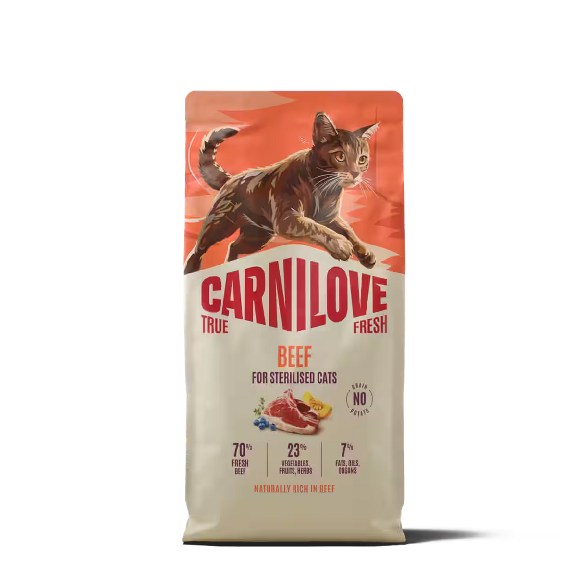 Carnilove True Fresh Beef for Sterilised Adult All Breeds Dry Cat Food