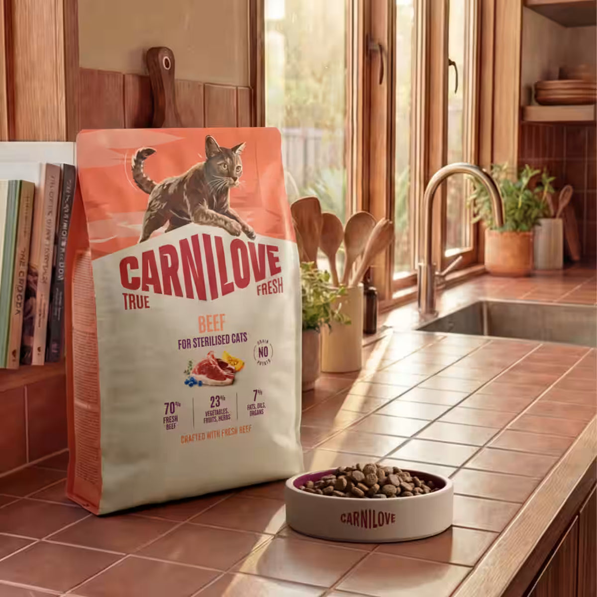 Carnilove True Fresh Beef for Sterilised Adult All Breeds Dry Cat Food