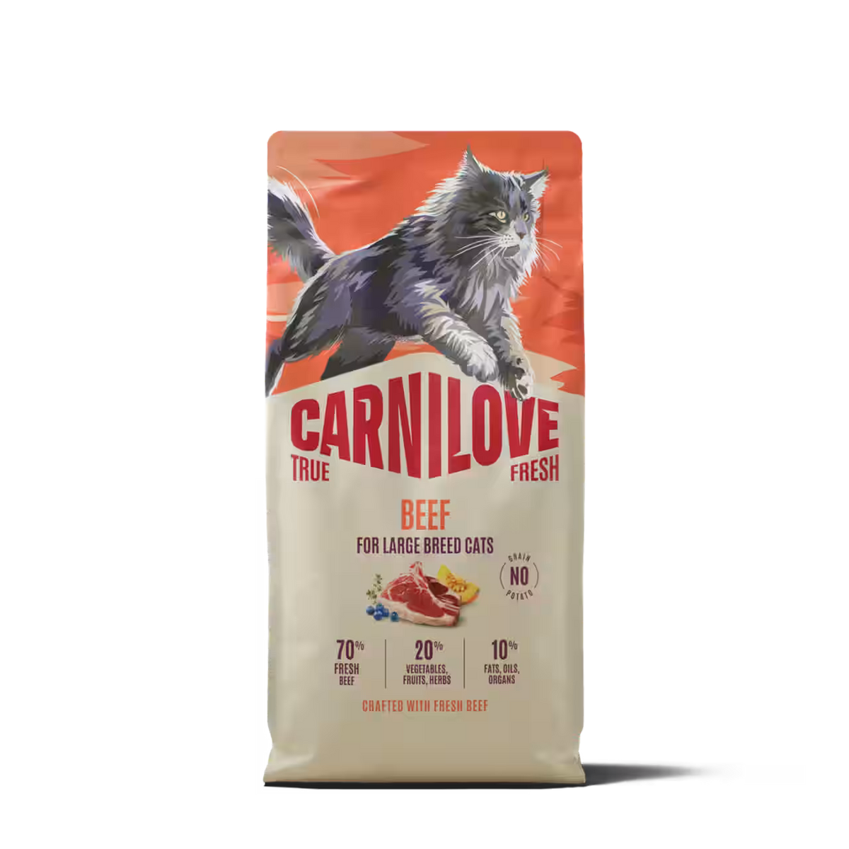 Carnilove True Fresh Beef for Adult Large Breeds Dry Cat Food