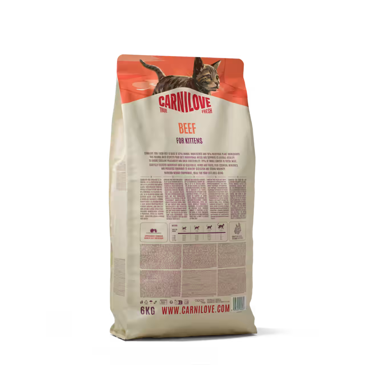 Carnilove True Fresh Beef for Kittens Dry Cat Food
