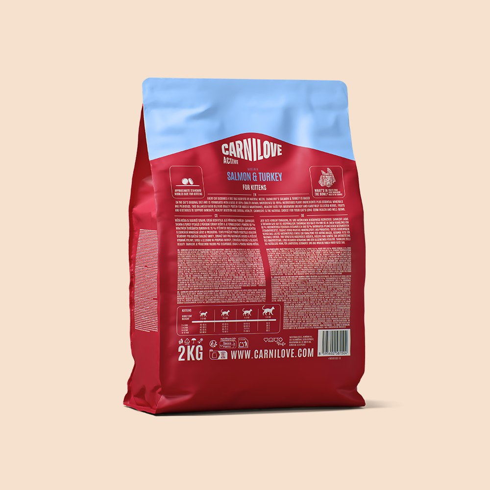 Carnilove Active Salmon & Turkey for Kittens Dry Cat Food