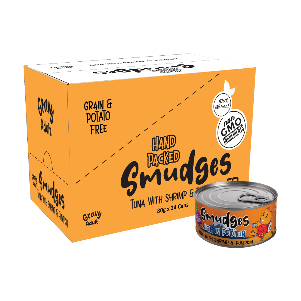 Smudges Tuna Flakes With Shrimp & Pumpkin In Gravy For Adult Cat