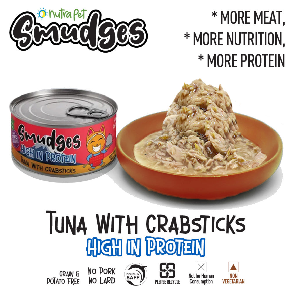 Smudges Tuna With Crabsticks In Gravy For Adult Cat