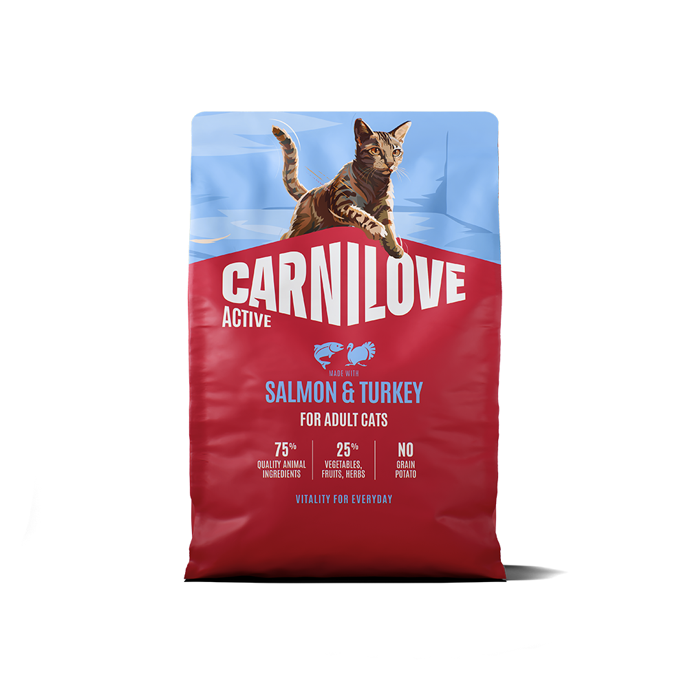 Carnilove Active Salmon & Turkey for Adult All Breeds Dry Cat Food