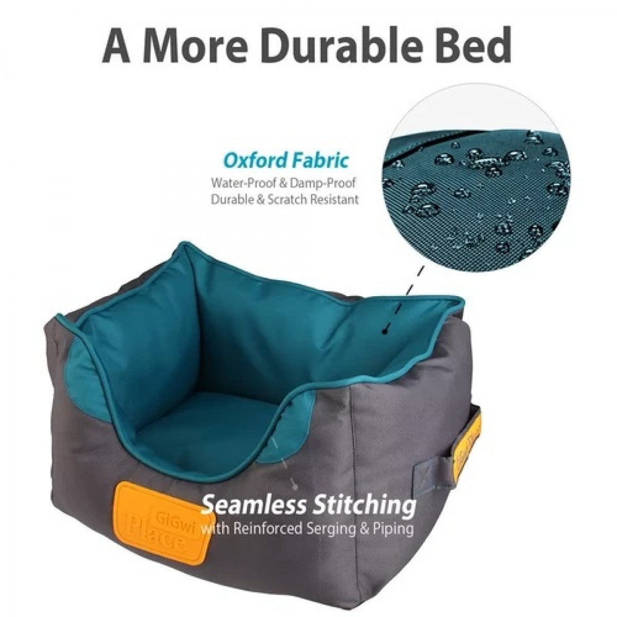 Soft Bed Blue & Black