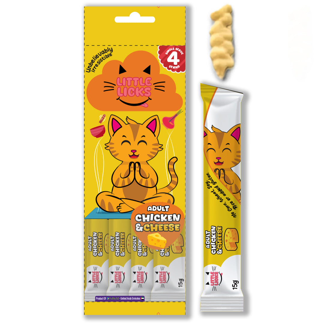 Little Licks Creamy Bisque Treats for Adult Cat 4x15g