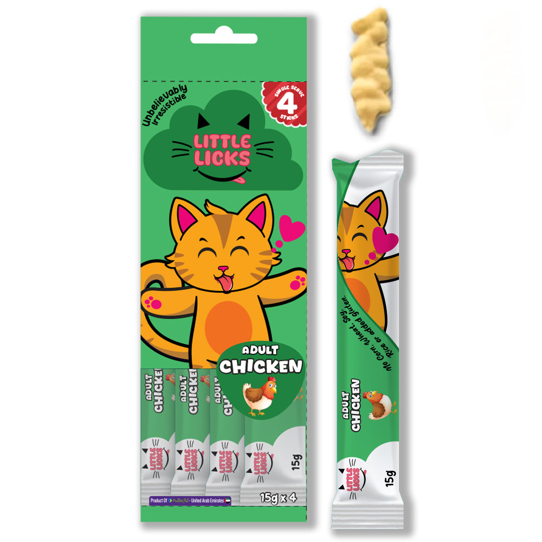 Little Licks Creamy Bisque Treats for Adult Cat 4x15g