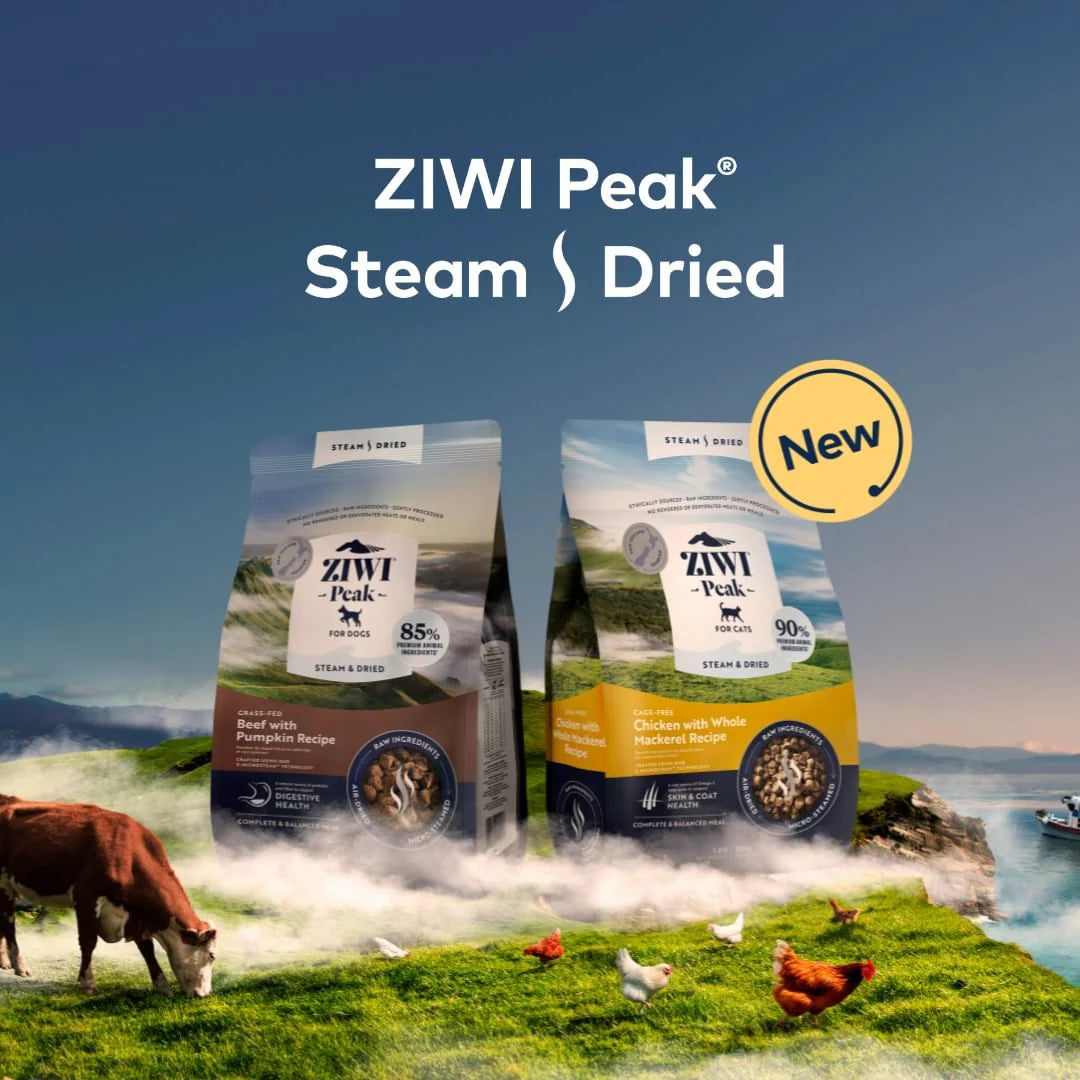 Ziwi Peak Steam & Dried Cage-Free Chicken With Whole Mackarel Recipe Dry Cat Food