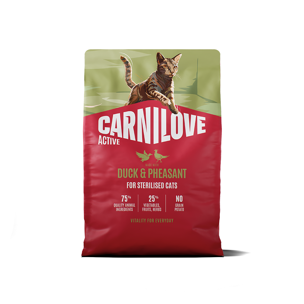 Carnilove Active Duck & Pheasant for Sterilised Adult All Breeds Dry Cat Food