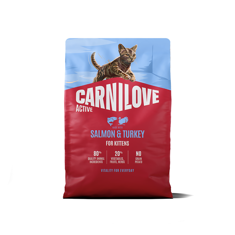 Carnilove Active Salmon & Turkey for Kittens Dry Cat Food