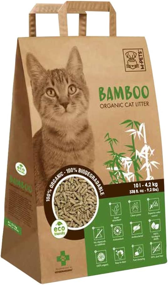 M-PETS Bamboo Organic & Biodegradable Cat Litter