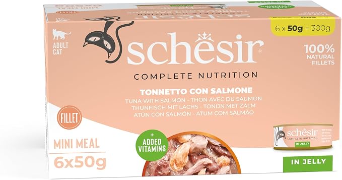 Schesir Tuna & Salmon Cat Multipack Can