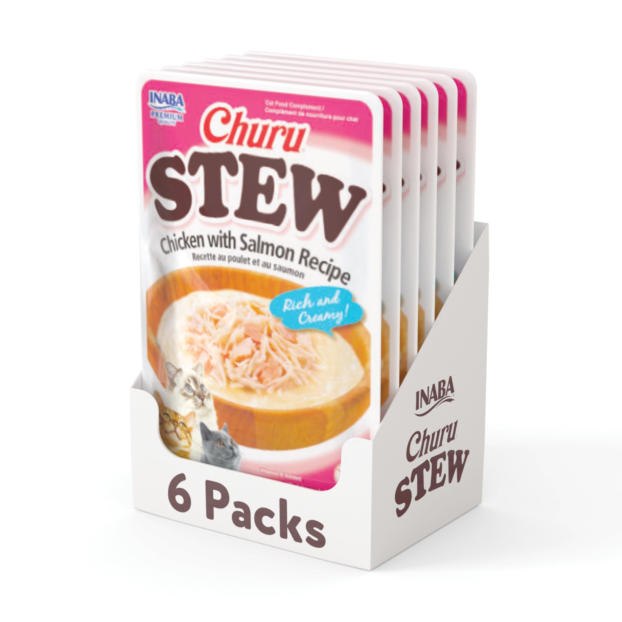 Inaba Churu Stew Chicken with Salmon Recipe