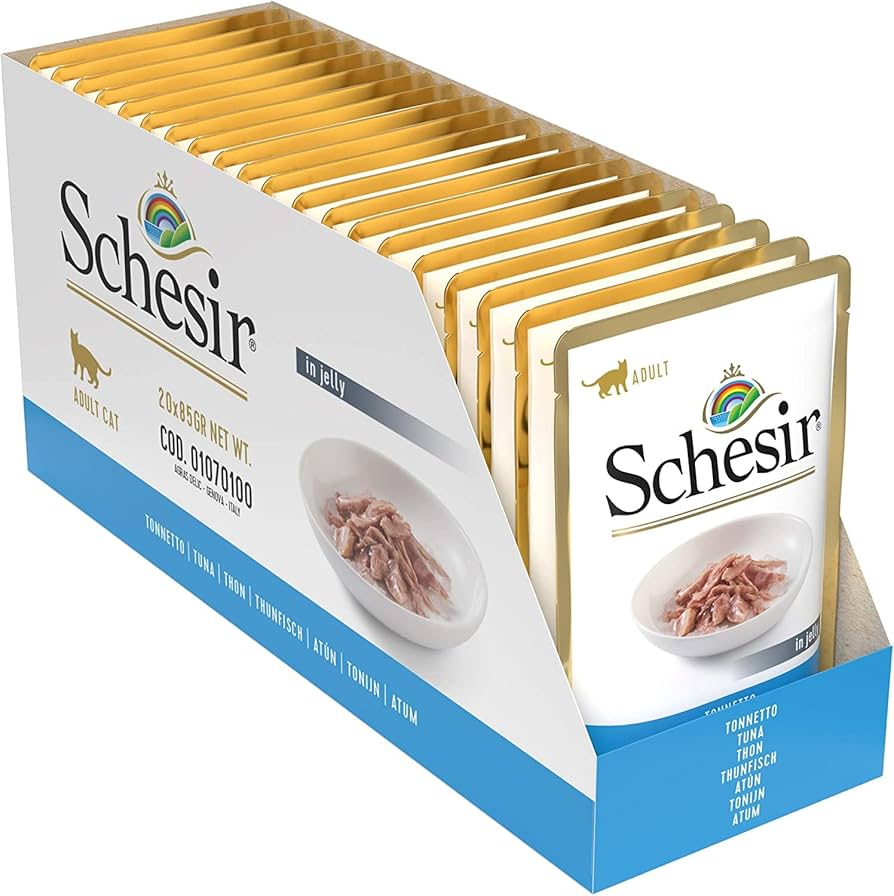 Schesir Tuna in Jelly Wet Food For Adult Cats 85G